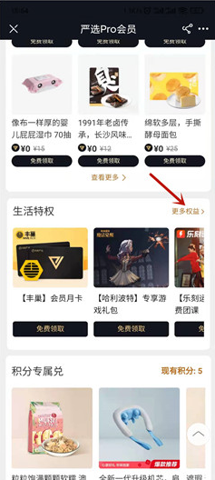 网易严选会员免费领丰巢会员月卡